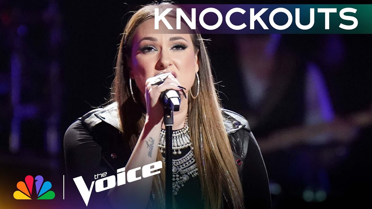 Jacquie Roar Takes Maren Morris' "GIRL" to the Next Level and Wows Reba | The Voice Knockouts | NBC