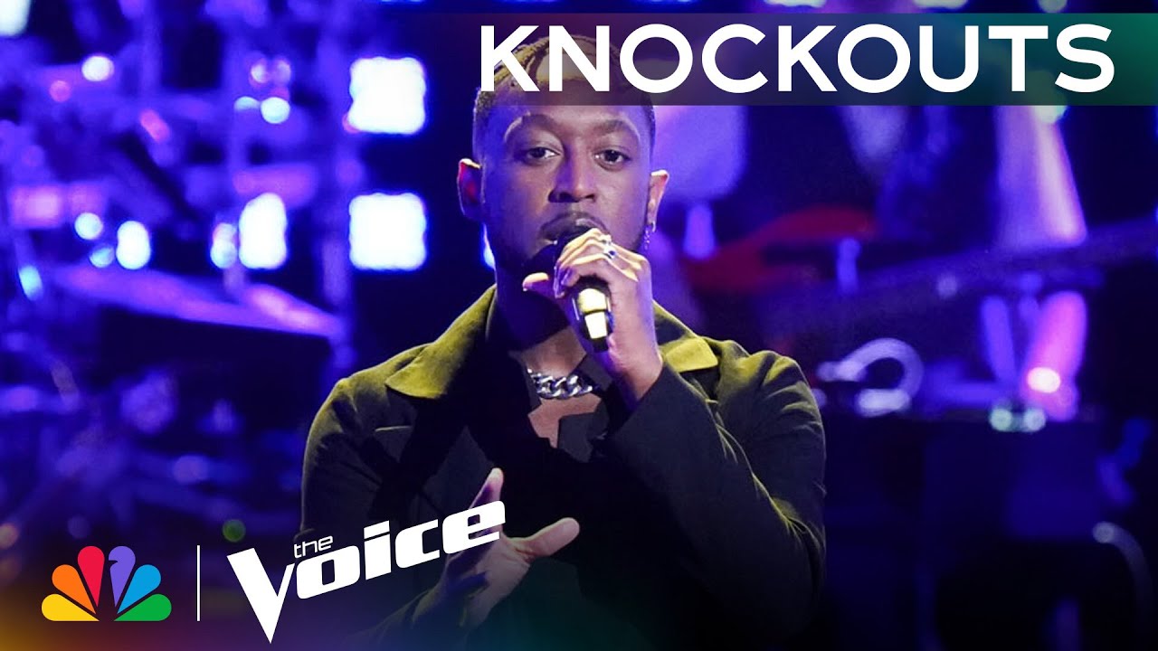 Deejay Young Is Genuine with "Breakin' My Heart (Pretty Brown Eyes)" | The Voice Knockouts | NBC