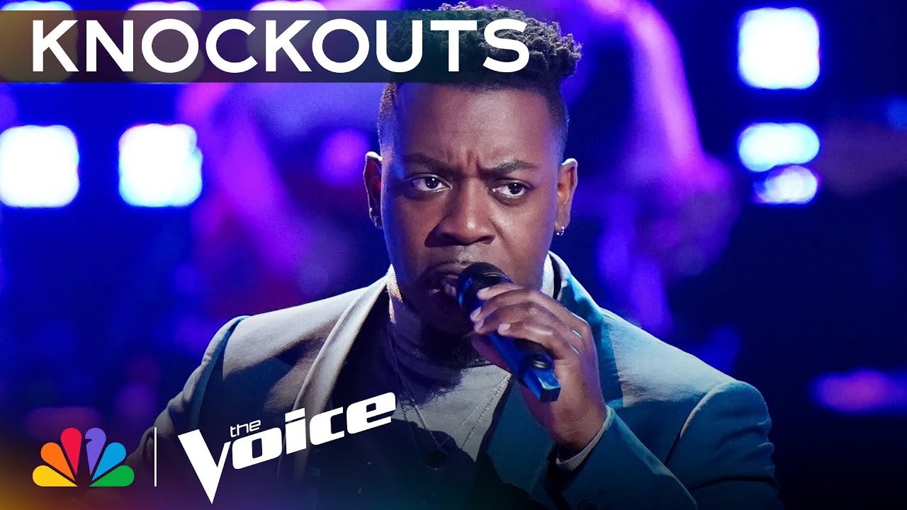 Stee Makes Hearts Soar with His Performance of Maxwell's "Pretty Wings" | The Voice Knockouts | NBC