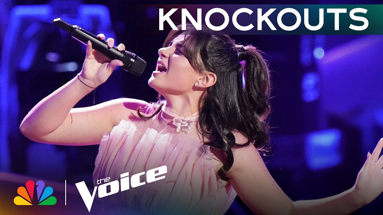 Thirteen-Year-Old Julia Roome Performs Sia's "Unstoppable" Flawlessly | The Voice Knockouts | NBC