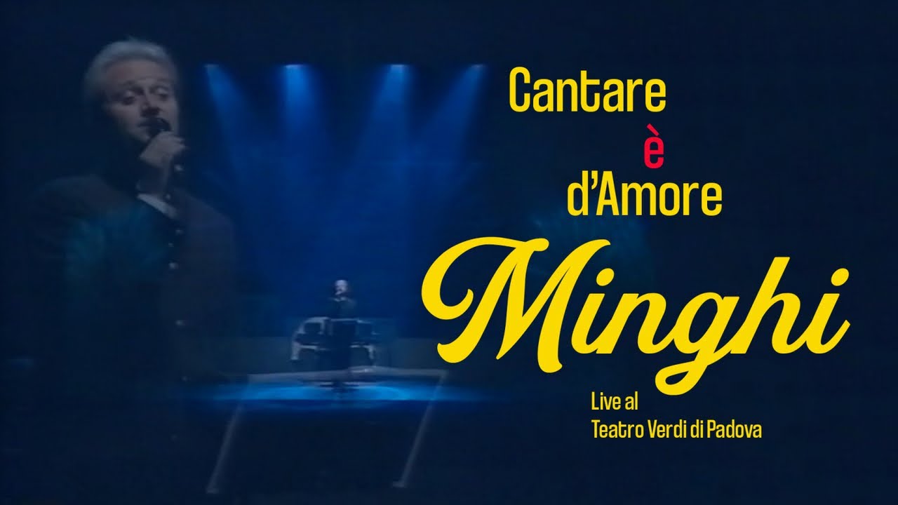 Amedeo Minghi - Cantare è d'amore (Live 1996 al Teatro Verdi di Padova) - Concerto completo