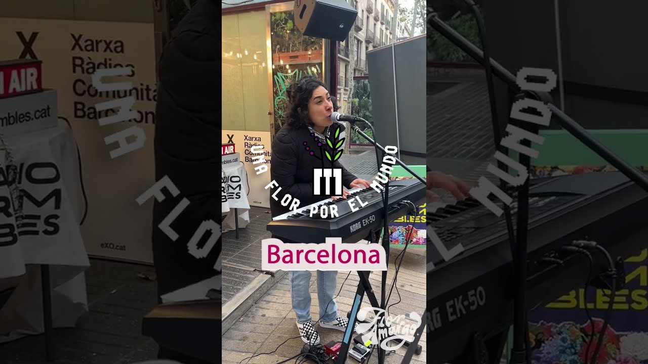 Concierto Callejero en Barcelona España 🇪🇸🇲🇽