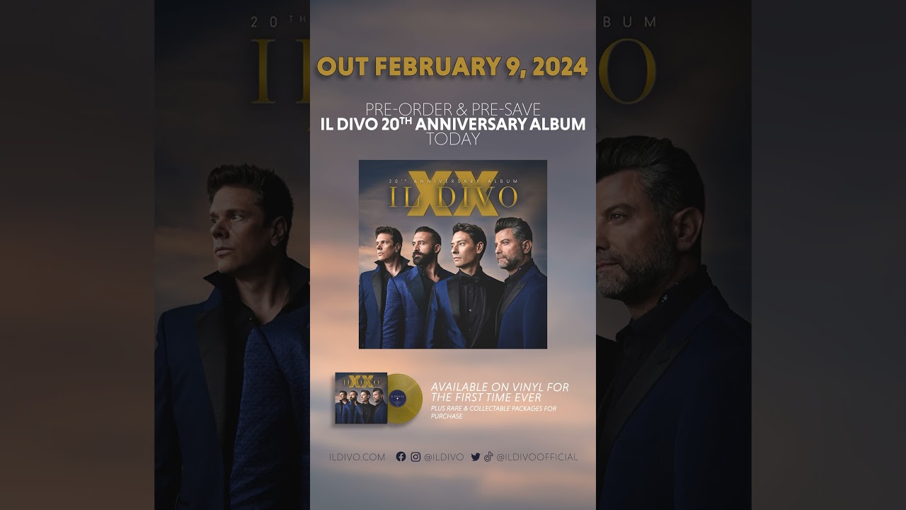 Hear Il Divo’s newest member, Steven, talk about recording the new album with David, Séb & Urs