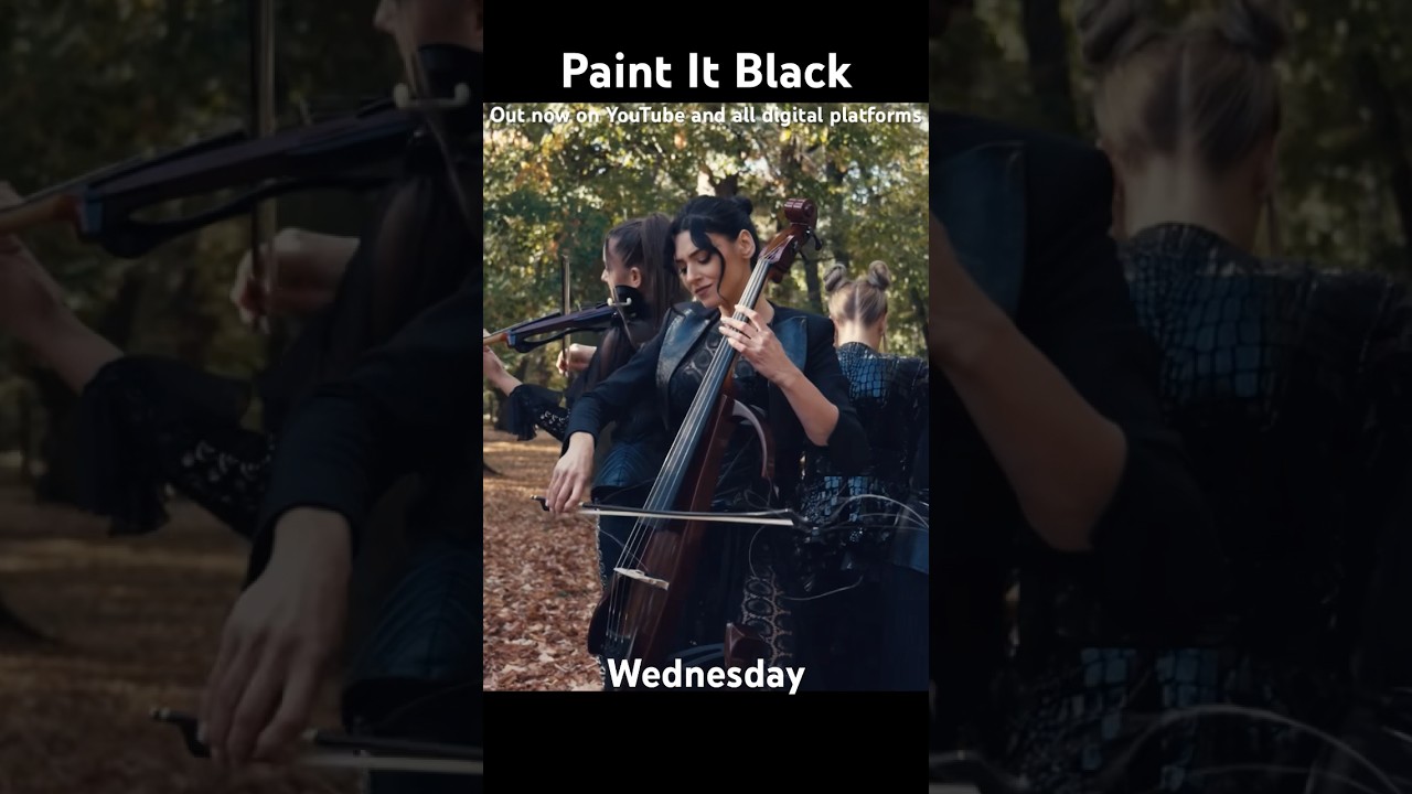 Paint It Black - #Wednesday #cello, #violin and #piano is out now on all digital platforms