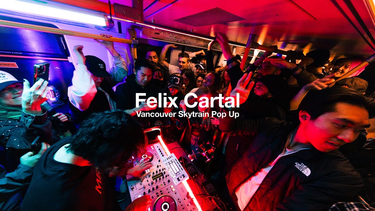 Felix Cartal - Vancouver Skytrain Pop Up DJ Set