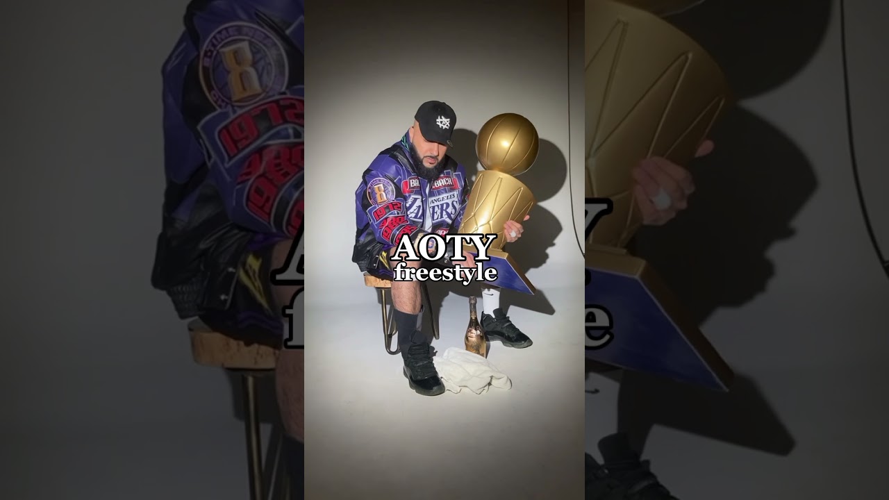 Recreated an iconic Kobe Bryant photo for the “AOTY Freestyle” cover!! 🏆
