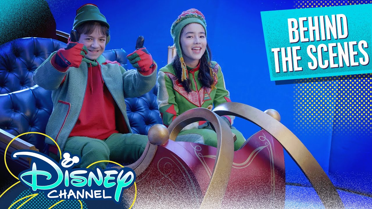 Behind the Scenes of Disney's The Naughty Nine 🎄| NEW Disney Christmas Movie | @disneychannel