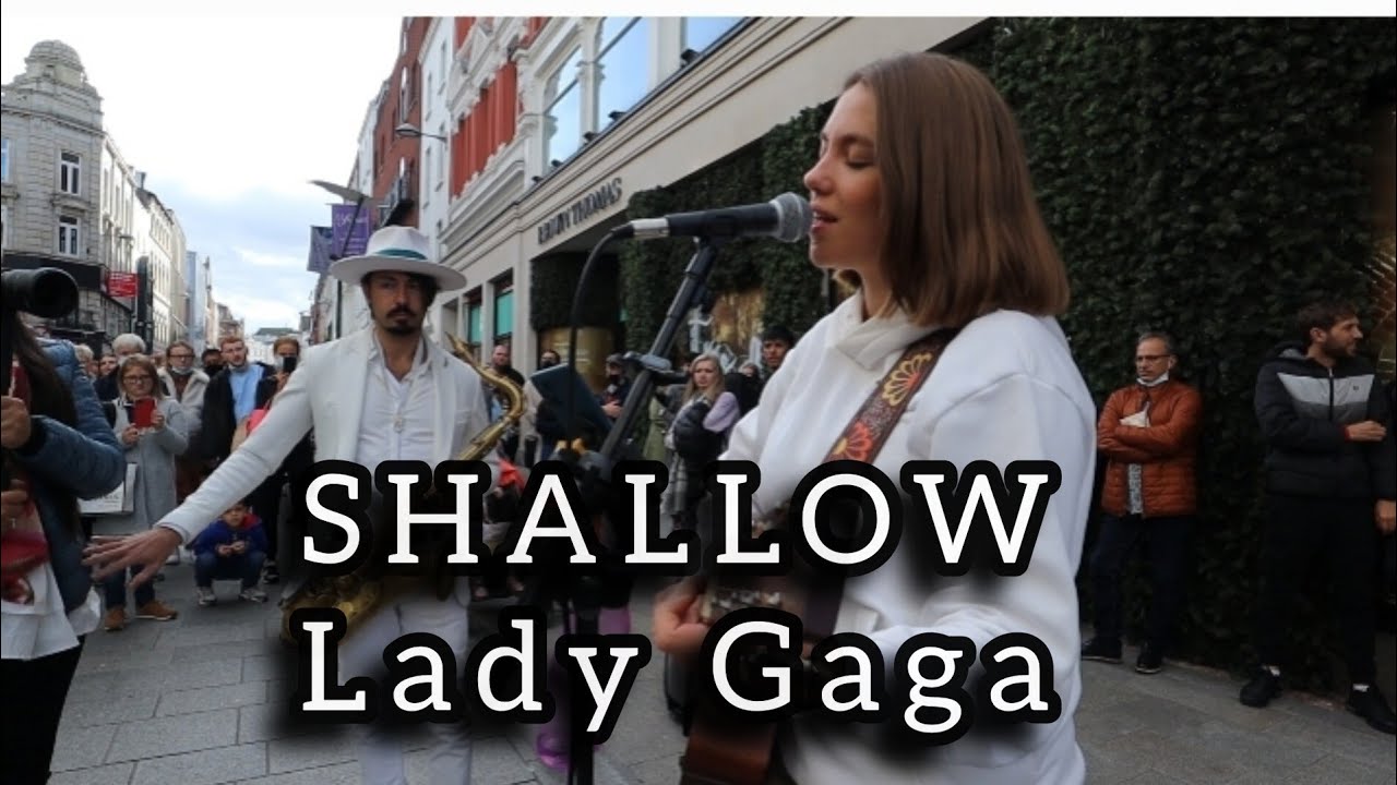 BEST in the WORLD saxophonist Lady Gaga - Shallow | Allie Sherlock cover & Danielle Vitale