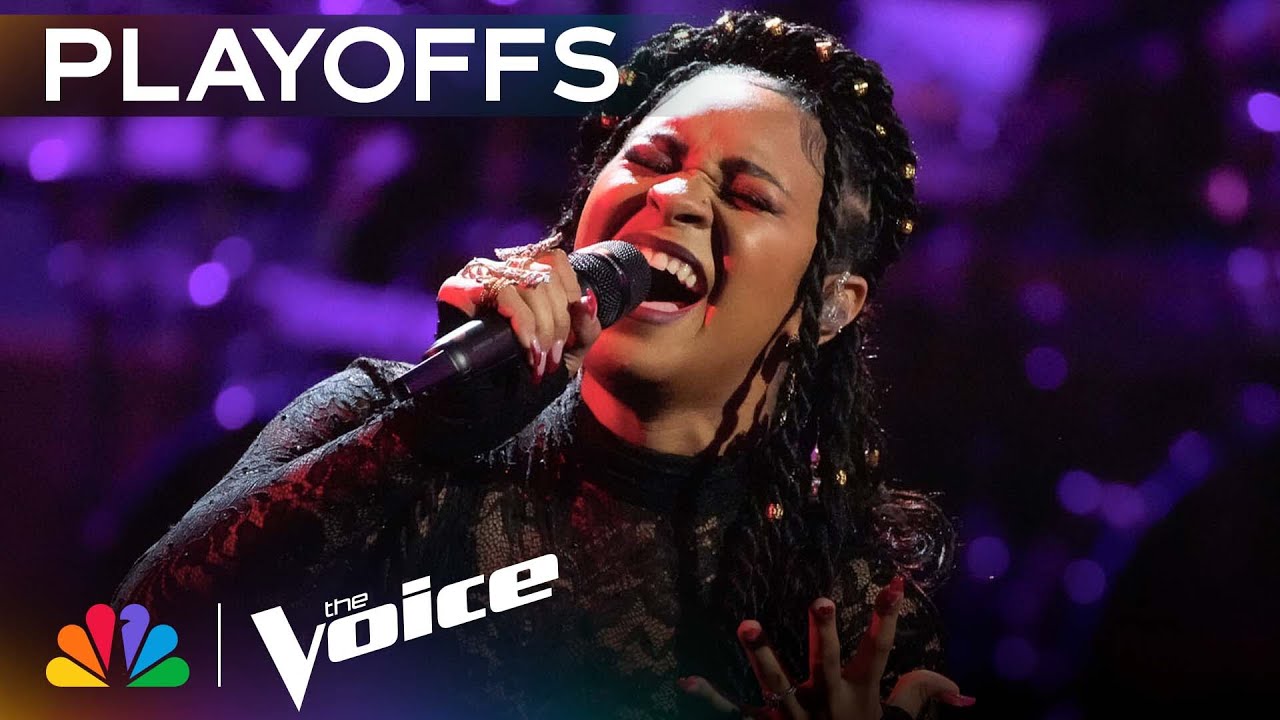 AZÁN's Talent Is Undeniable on Miguel's "Adorn" | The Voice Playoffs | NBC