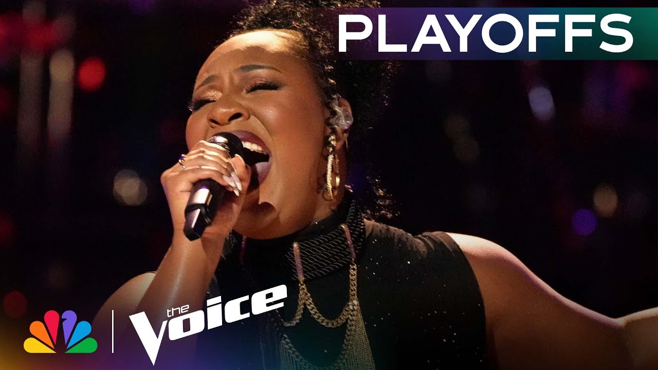 Taylor Deneen Gets Emotional with Oleta Adams' "Get Here" | The Voice Playoffs | NBC