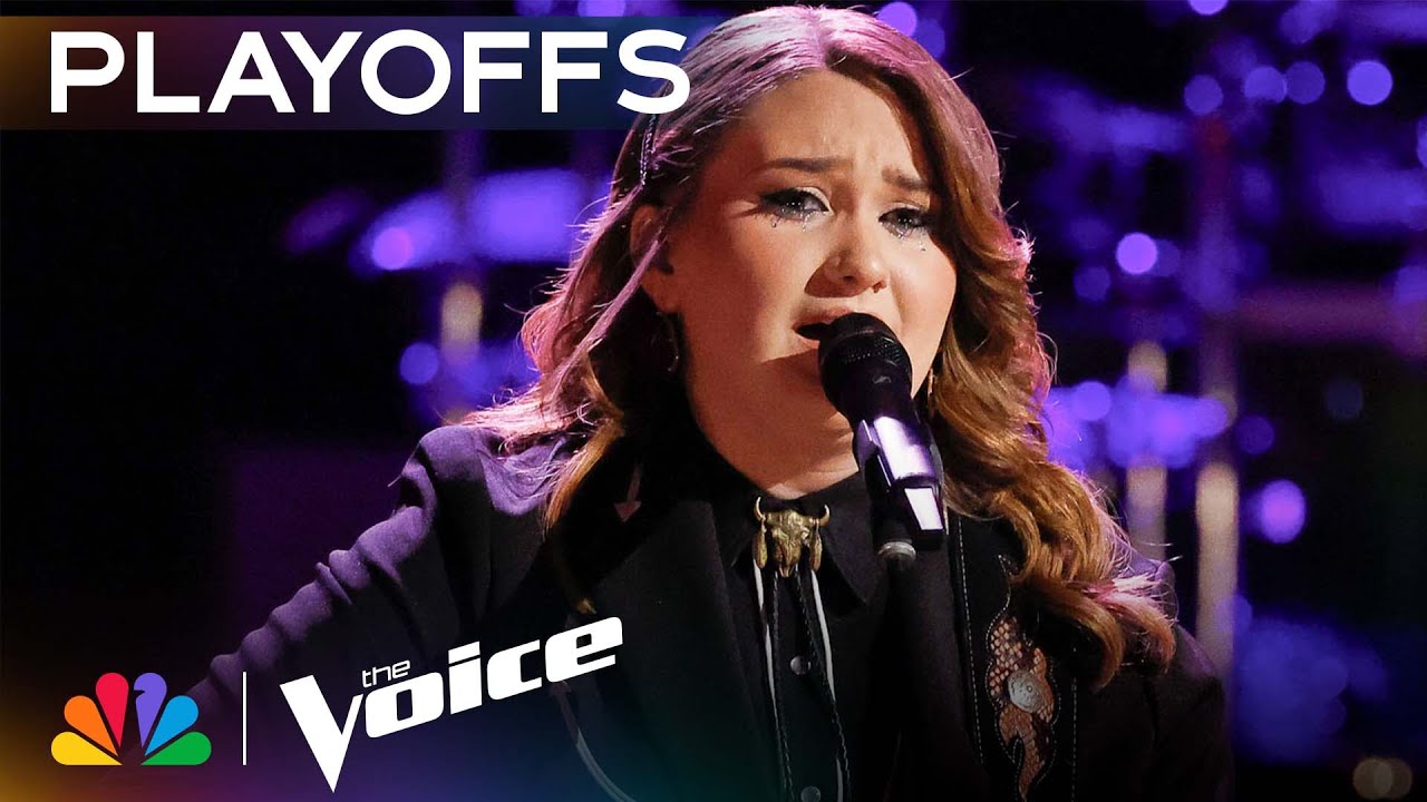 Ruby Leigh Shows Her Sensitive Side on Linda Ronstadt's "Long Long Time" | The Voice Playoffs | NBC