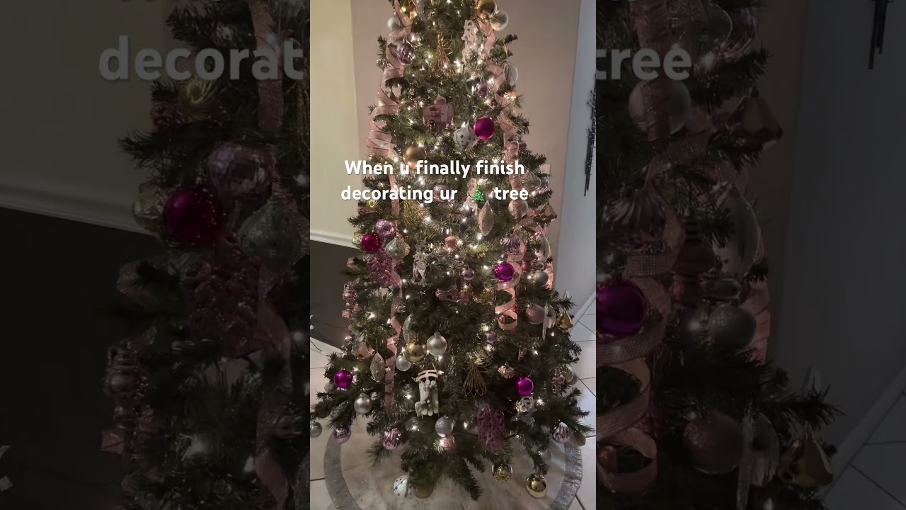 Love my Pink Christmas Tree 🌲 💕✨💝 #christmastreedecorations #christmastree