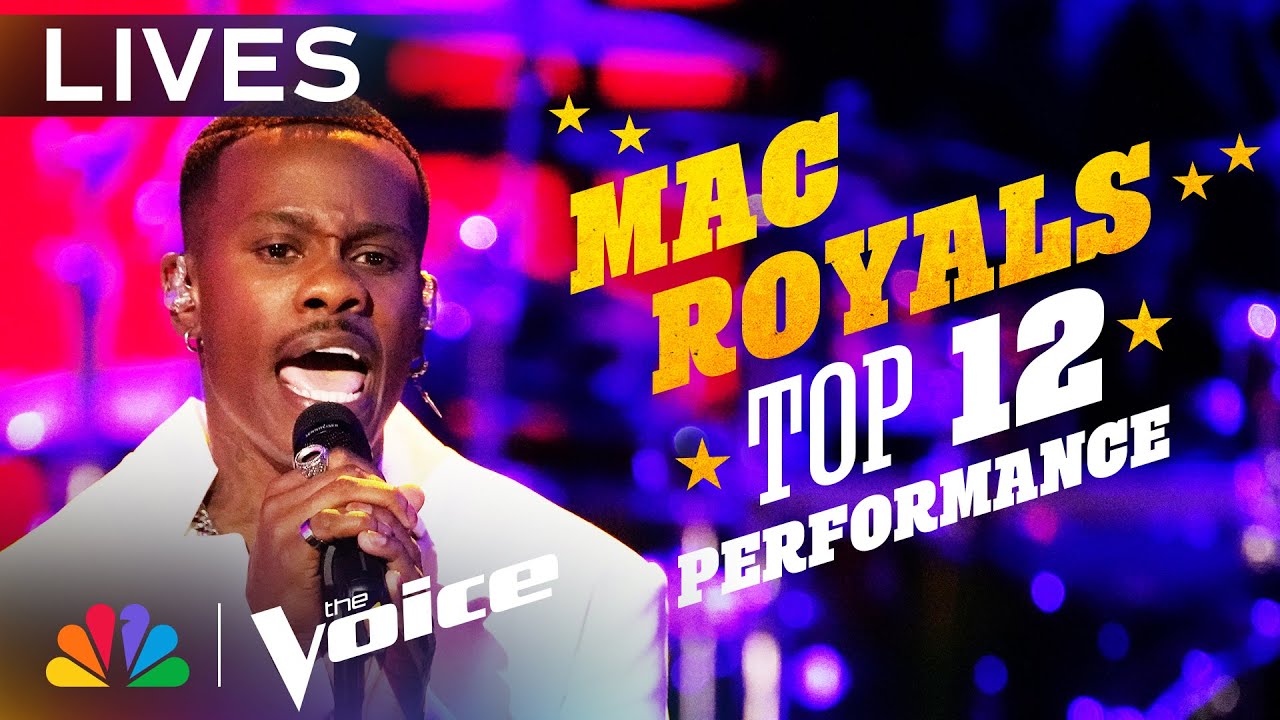 Mac Royals Performs "I Can't Make You Love Me" by Bonnie Raitt | The Voice Lives | NBC