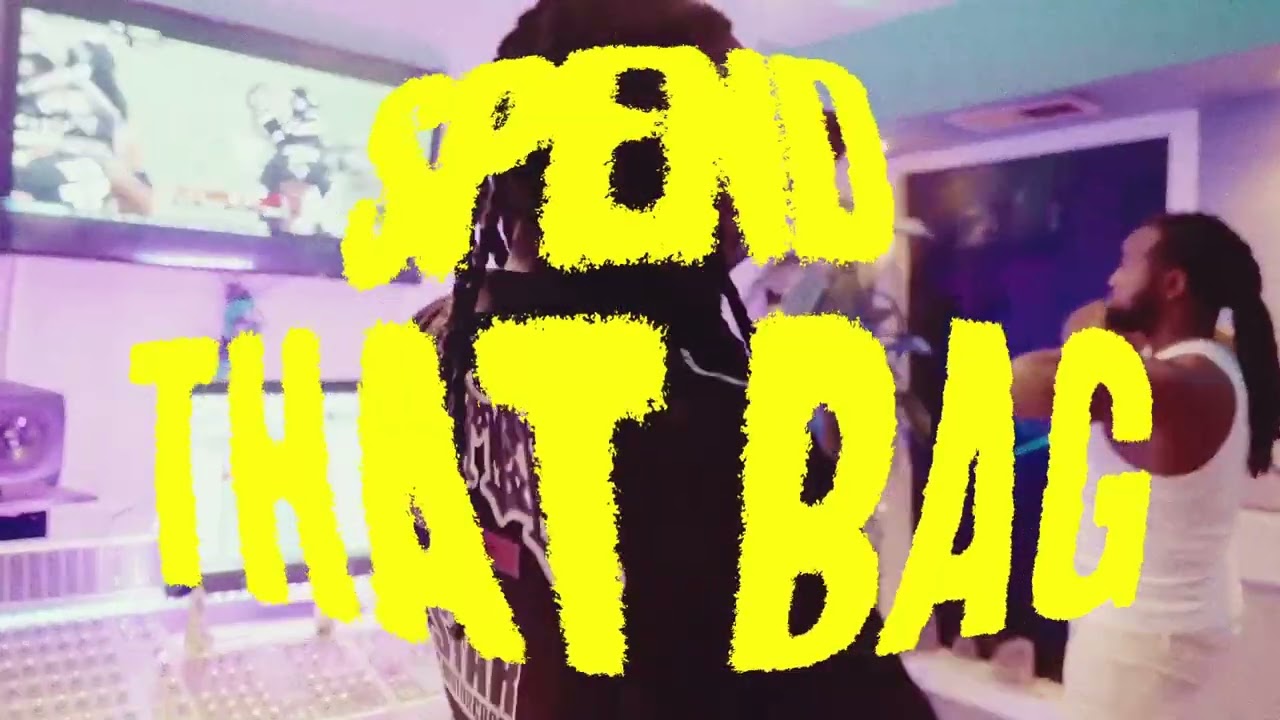 K Camp - Spend That Bag ft. SleazyWorld Go (Official Lyric Video)