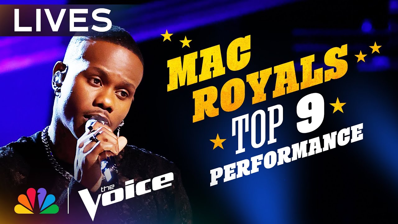 Mac Royals Performs "Love T.K.O." by Teddy Pendergrass | The Voice Lives | NBC
