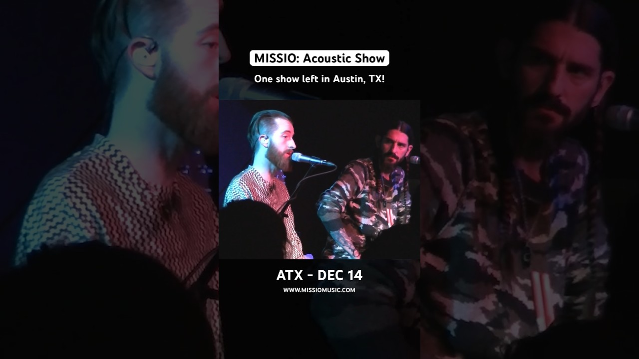 MISSIO - Acoustic Show (Behind the Scenes) #Missio