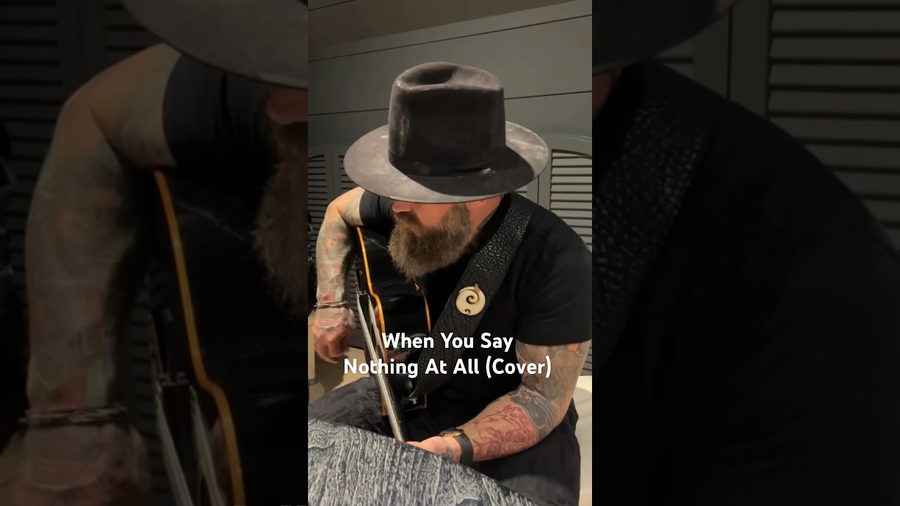 Zac Brown - When You Say Nothing At All (Cover) #shorts #zacbrownband #keithwhitley #alisonkrauss