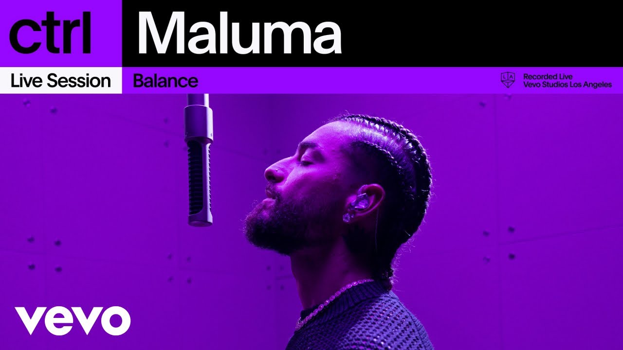 Maluma - Balance (Live Session) | Vevo ctrl