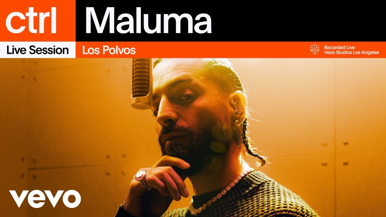 Maluma - Los Polvos (Live Session) | Vevo ctrl