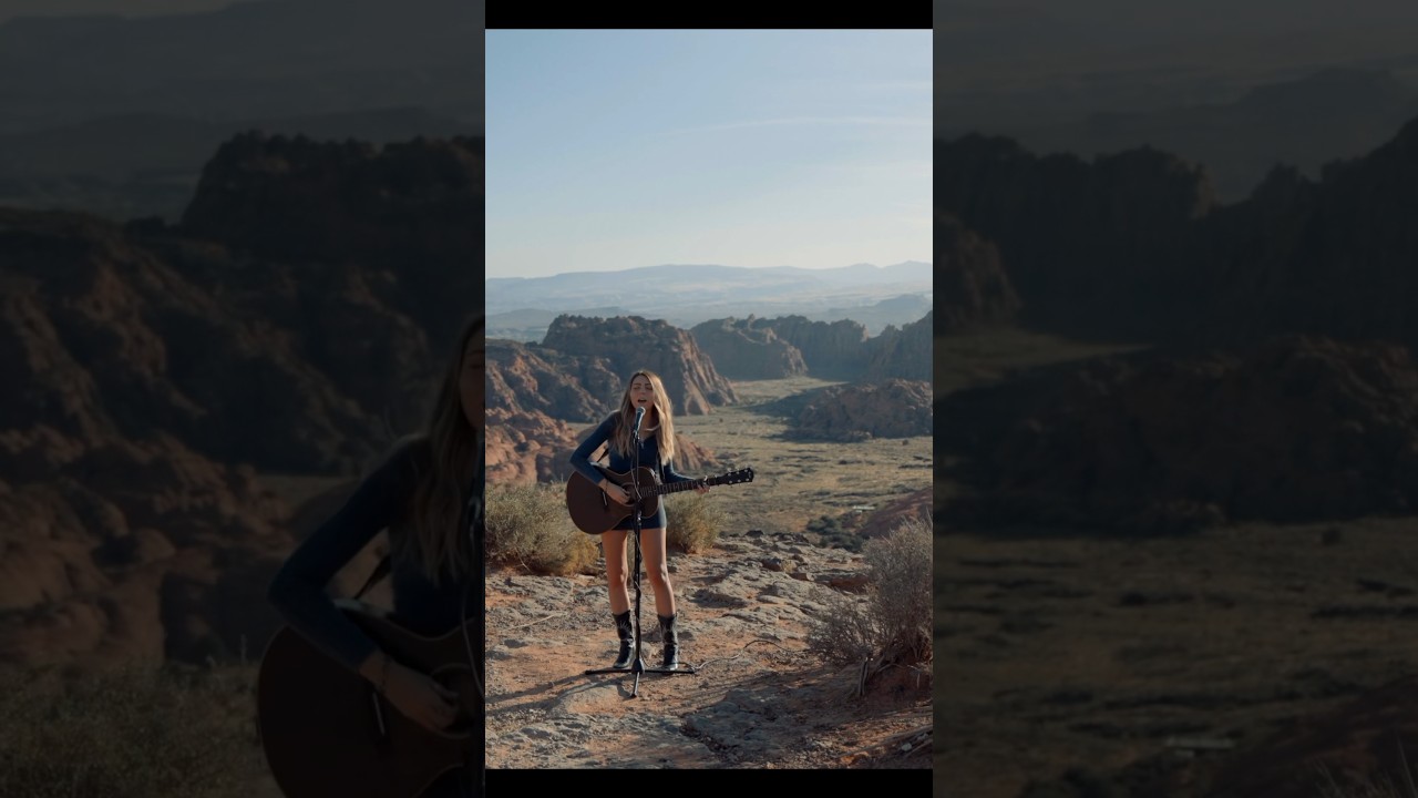 my favorite view ❤️🕊️ #yourestilltheone #snowcanyon #acousticcover #shorts #jadafacer