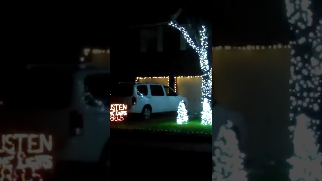Nothing says “Happy Holidays” quite like a Nickelback light show. Sorry, neighbors!