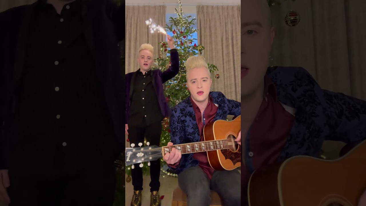 You’re a Miracle! Happy Christmas #jedward #christmas #shorts #christmastree