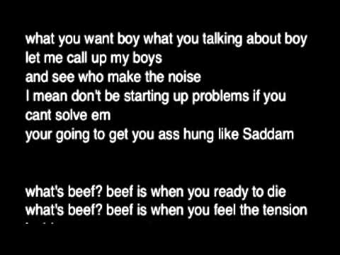 Saf Man - That's Beef (W/ Lyrics)