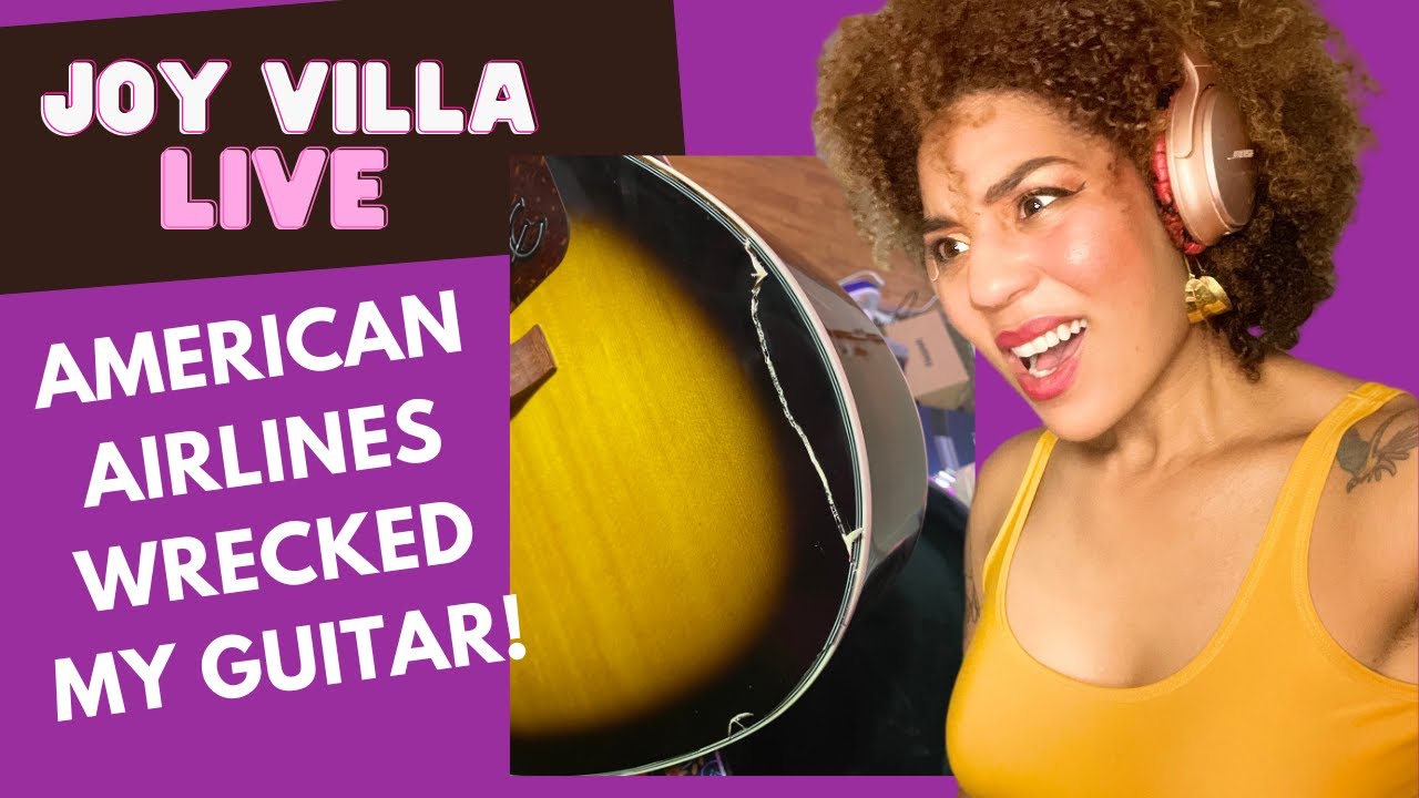 My guitar got wrecked by American Airlines…!