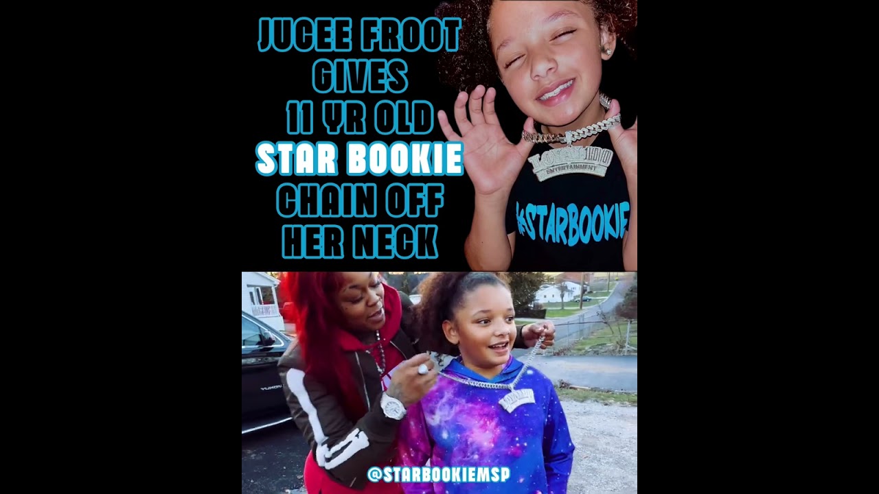 Jucee Froot Gives 11 Yr Old Artist Star Bookie Chain Off Her Neck!!