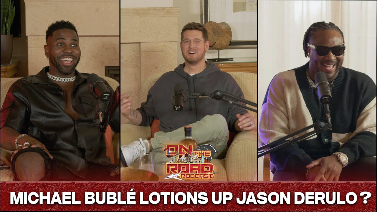 Michael Bublé Lotions Up Jason Derulo? || On The Road