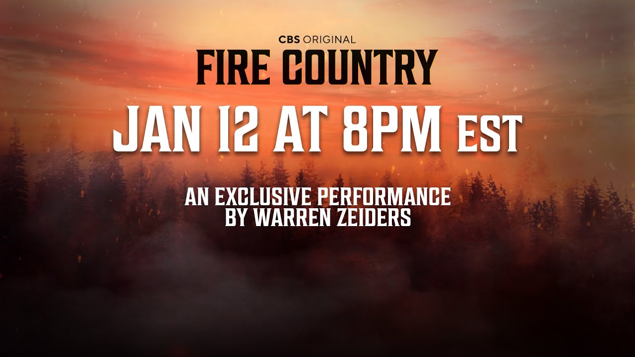 Warren Zeiders – Acoustic LIVE Performance for CBS Fire Country