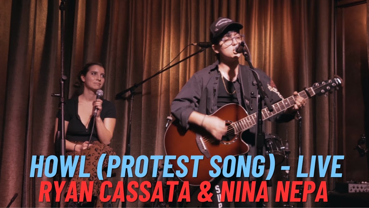 Ryan Cassata - HOWL (Protest Song) Acoustic at The Hotel Café with Nina Nepa