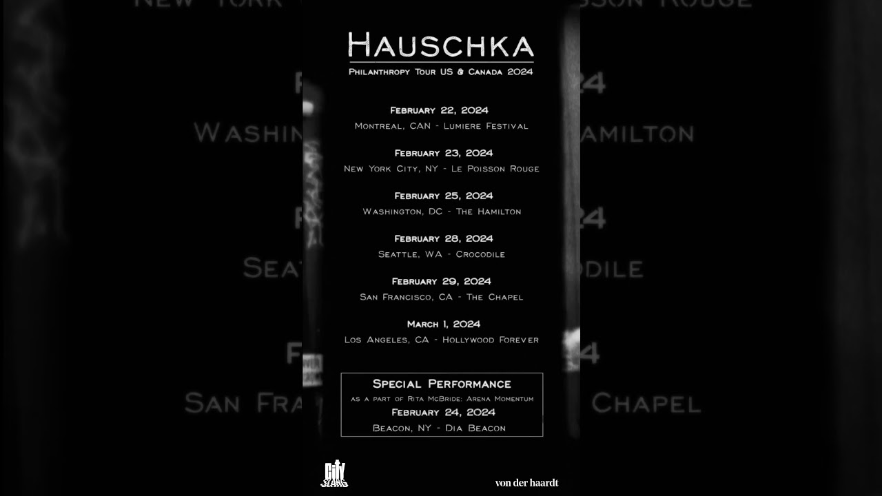 Hauschka USA/Canada tour 2024 #shorts