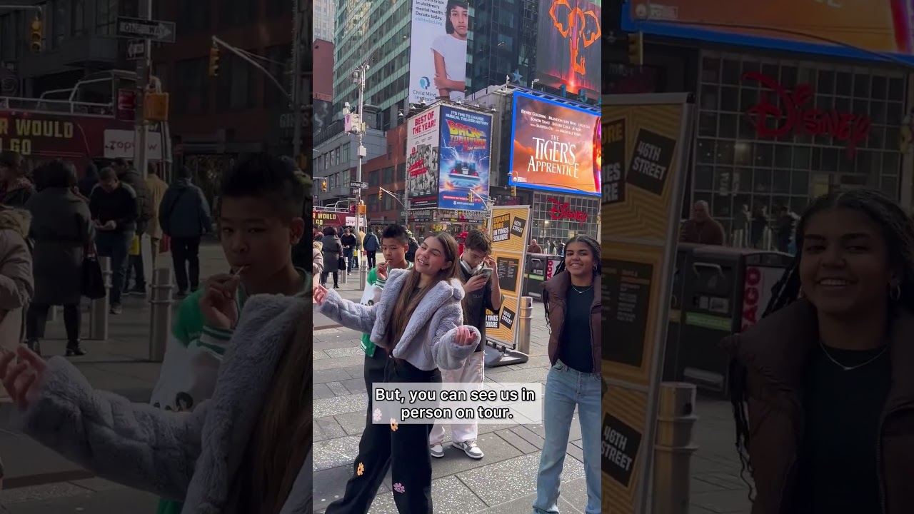 Until next time #TimesSquare 👋 We can't wait to see all of you 🫵 on tour this summer! #KIDZBOPLIVE