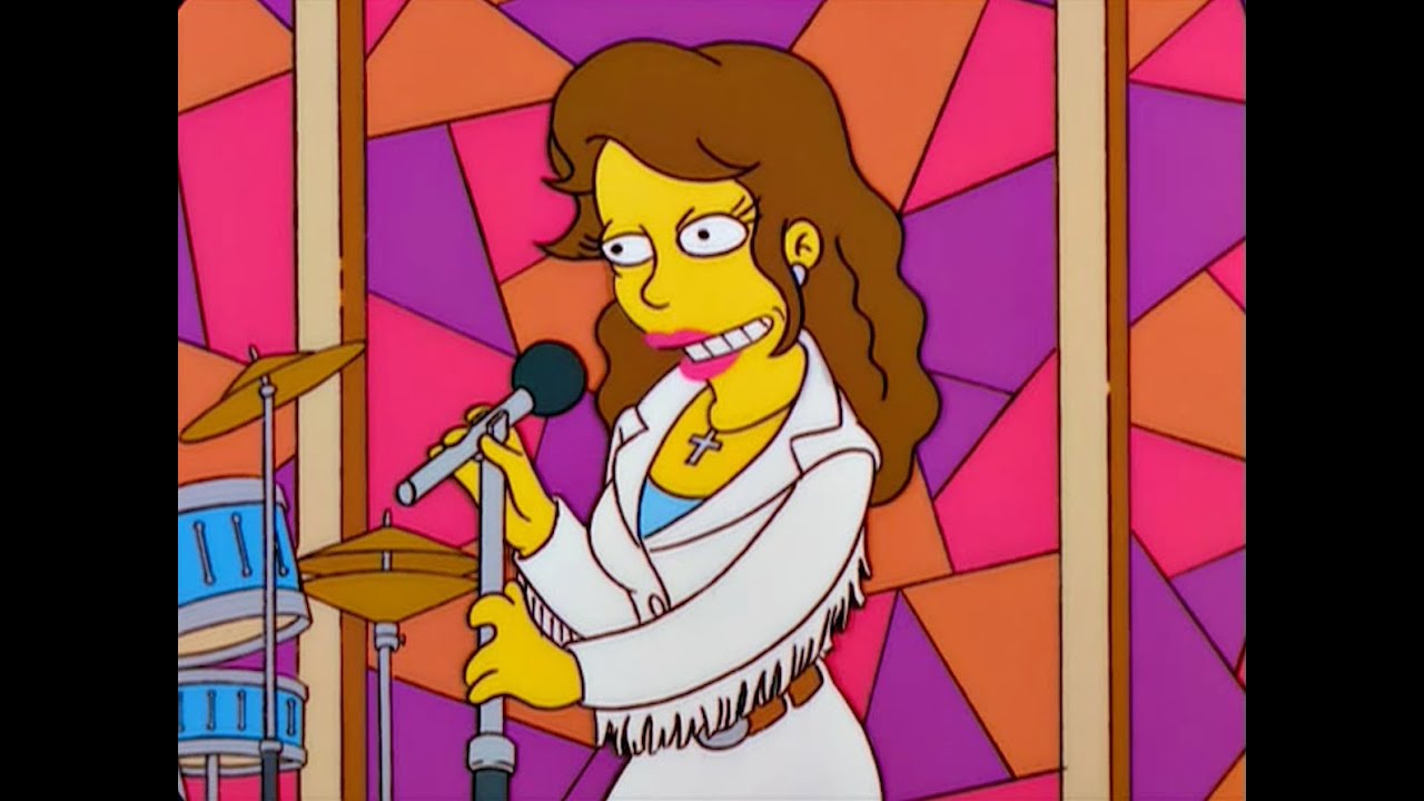 Shawn Colvin - Rachel Jordan on The Simpsons  (S11E14- Alone Again, Natura-Diddly, 3-13-00)
