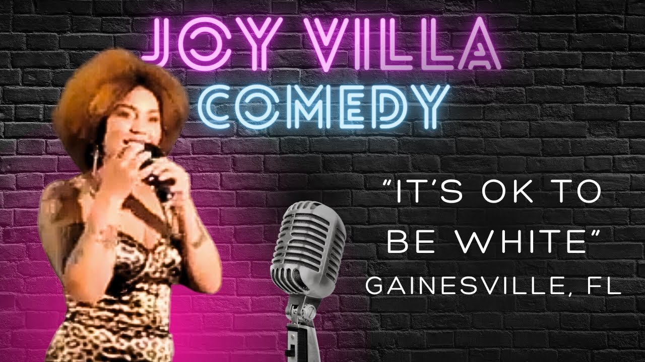 Joy Villa's Stand-Up Comedy "It's OK To Be White'" Gainesville, FL