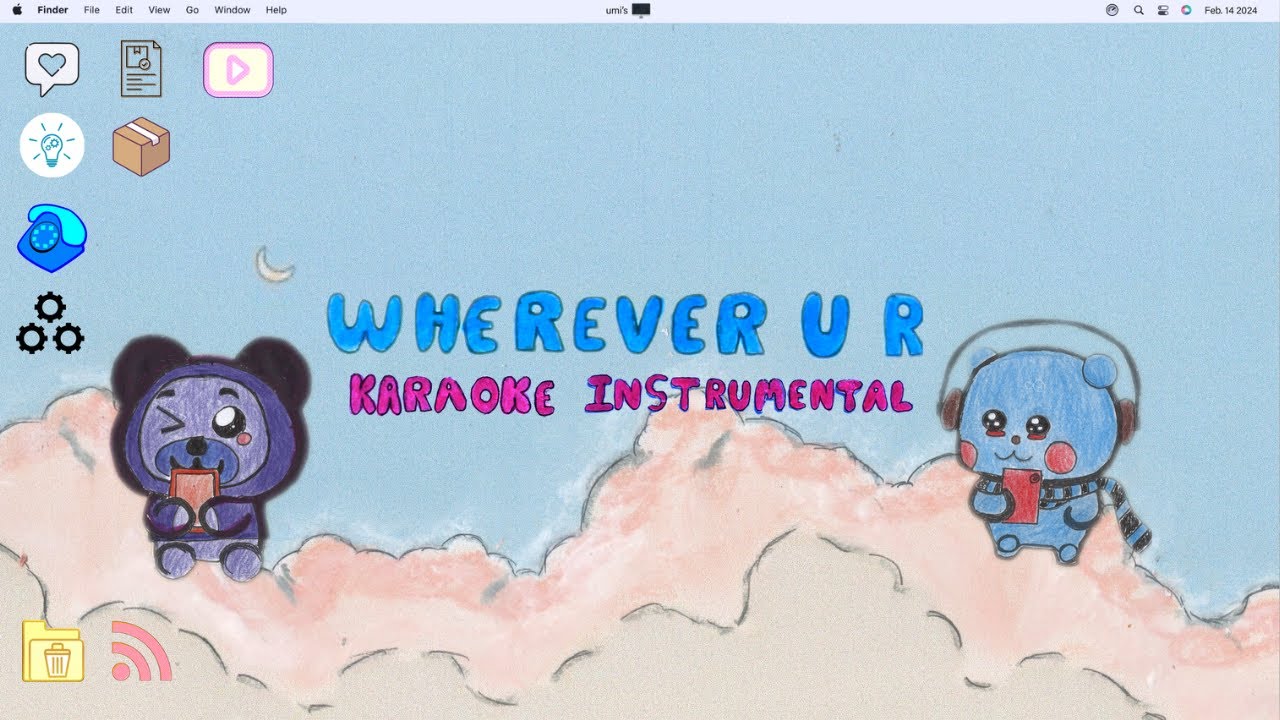 UMI, V - wherever u r (ft. V of BTS) [Instrumental + Karaoke Version]