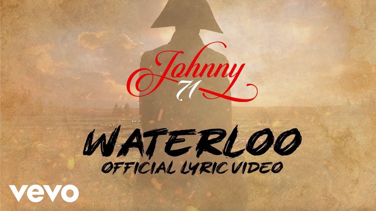 Johnny Hallyday - Waterloo (Official Lyric Video) | Inédit