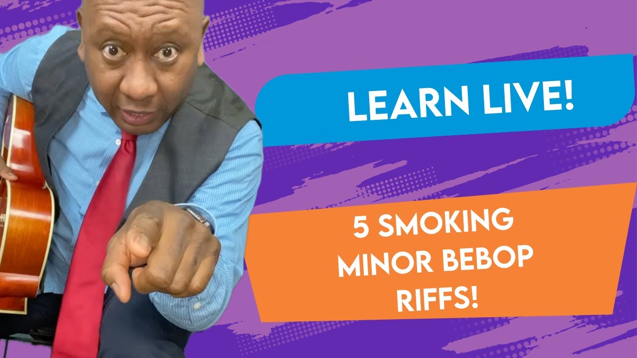 Learn Live! 5 Smoking Minor Bebop Riffs!