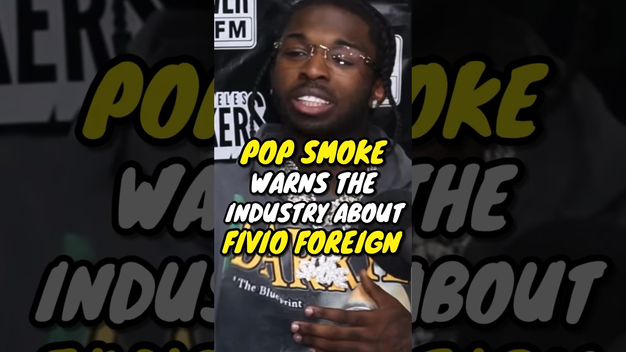 Pop Smoke tells the future of Fivio Foreign’s Career **UNBELIEVABLE** ￼#fivioforeign #popsmoke #wow