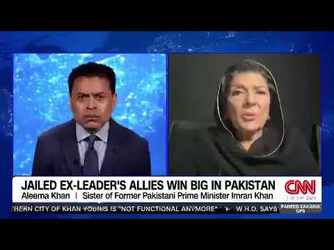 Imran Khan's sister Aleema Khan Exclusive Conversation on CNN with Fareed Zakaria's