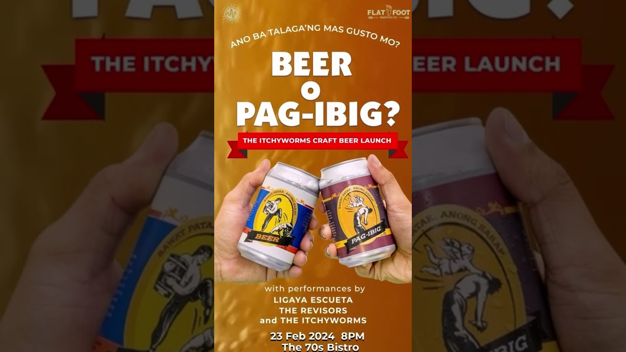 #theitchyworms Beer o Pagibig? Bagong inumin mula sa amin!