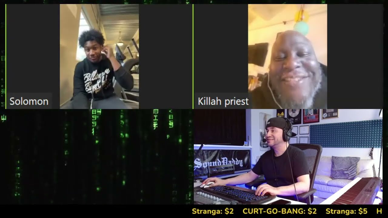 Zoom Session feat. Crip Jesus - Killah Priest LIVE Podcraft