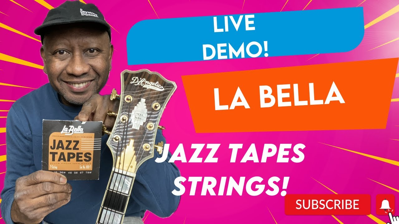 Live Demo! La Bella Jazz Tape Strings!