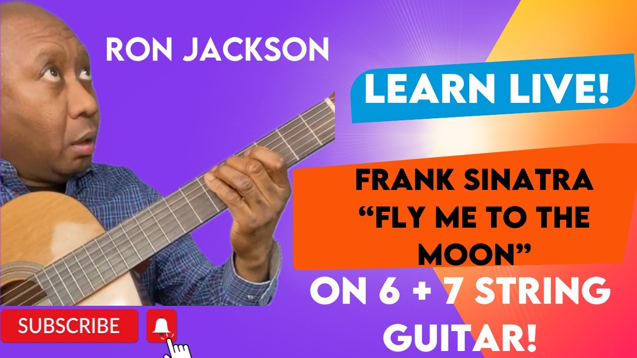 Learn Live! "Fly Me To The Moon" #guitar #7string #franksinatra #flymetothemoon