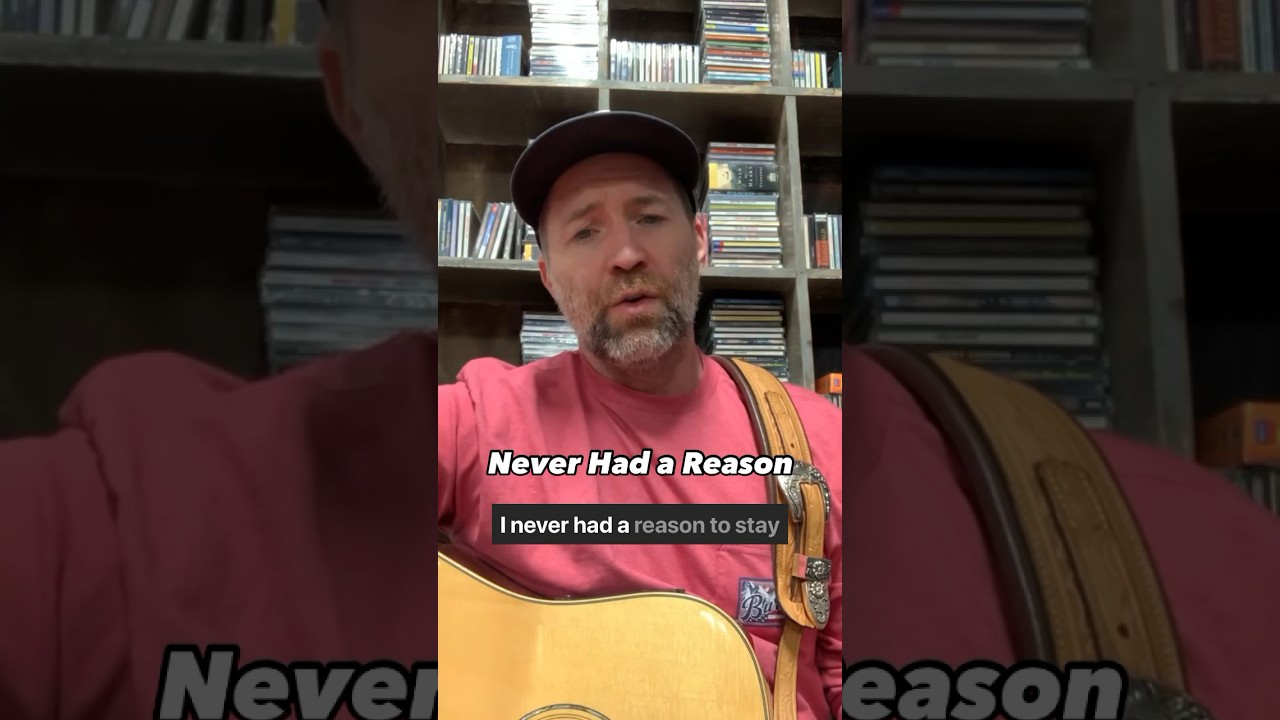 Watch a full acoustic performance of Never Had a Reason live from Nashville on my YouTube!
