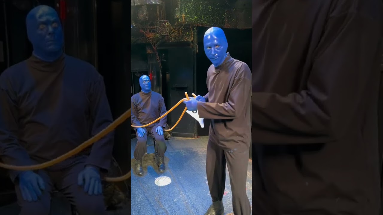 Pink filter hack from the Blue Men...You’re welcome #pink #tiktokfilter #bluemangroup