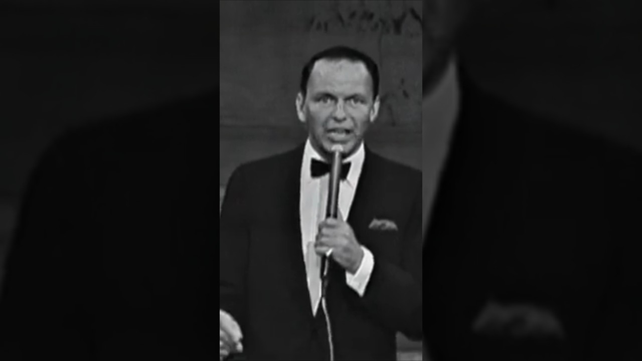 Frank Sinatra is just “Too Marvelous For Words” during his performance at the Royal Festival Hall 🎶