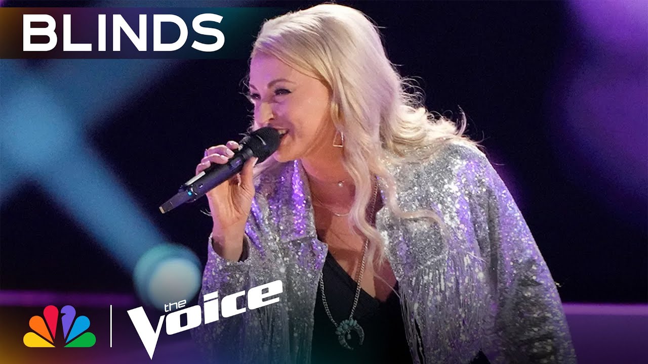 Karen Waldrup Fires Up the Stage and Coaches with Jo Dee Messina's "Bye Bye" | Voice Blind Auditions