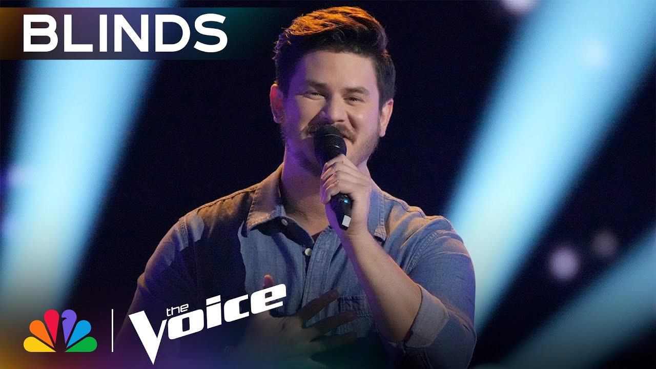 Donny Van Slee Impresses Reba with LANCO's "Greatest Love Story" | The Voice Blind Auditions | NBC